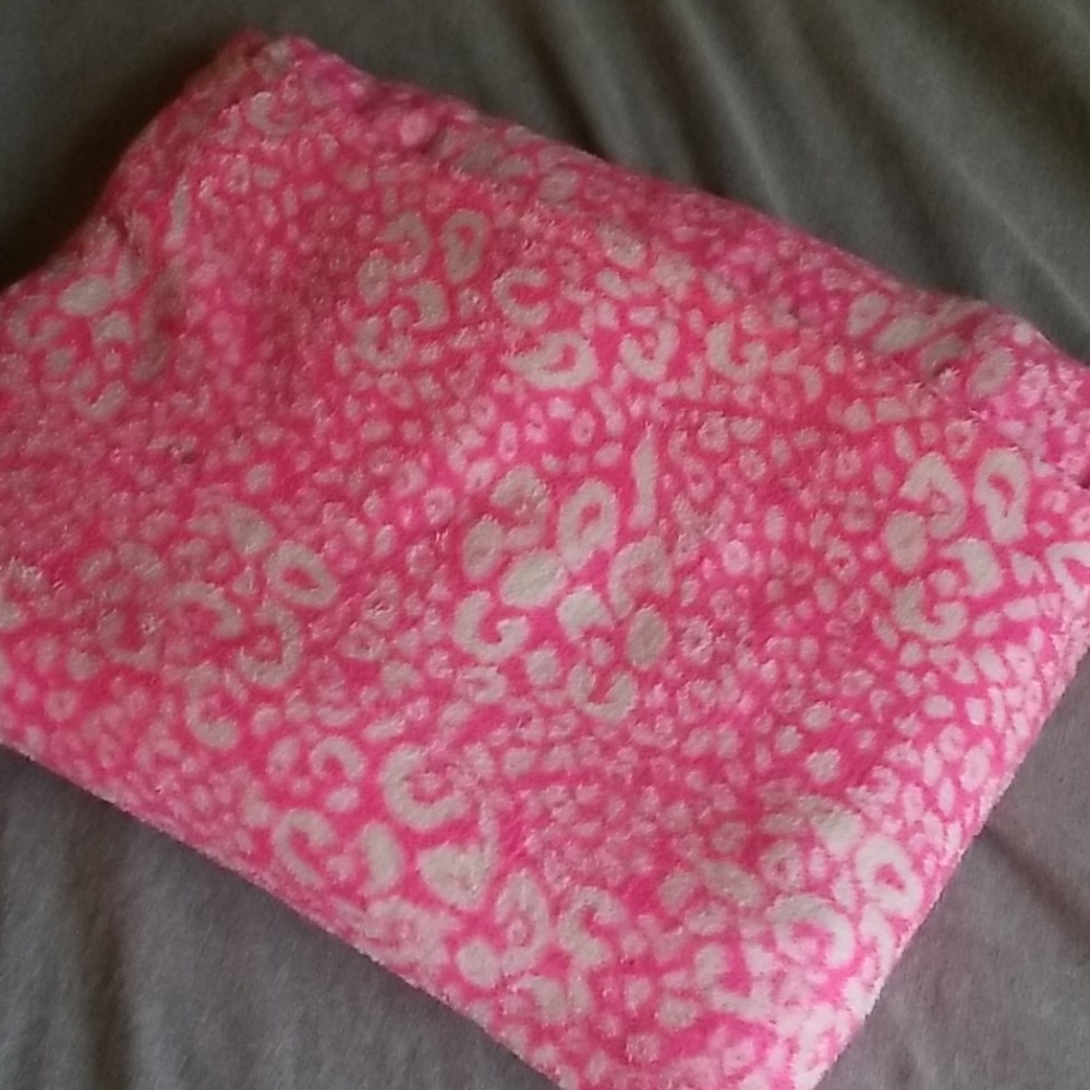 Pink Cheetah print blanket